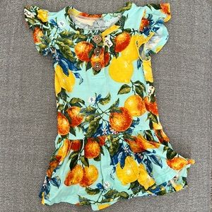 Posh Peanut Twirl Bodysuit Dress - Lemons & Oranges